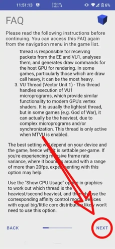 Instruções frequentes sobre o APK do AetherSX2
